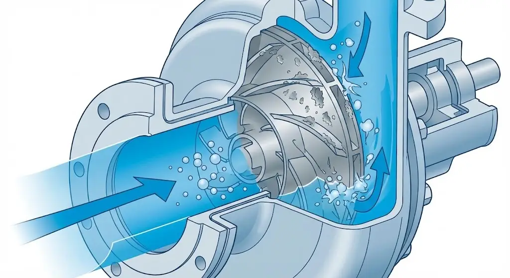 cavitación bomba centrífuga