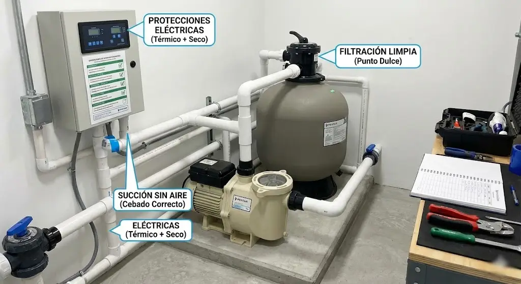 instalar bomba de piscina
