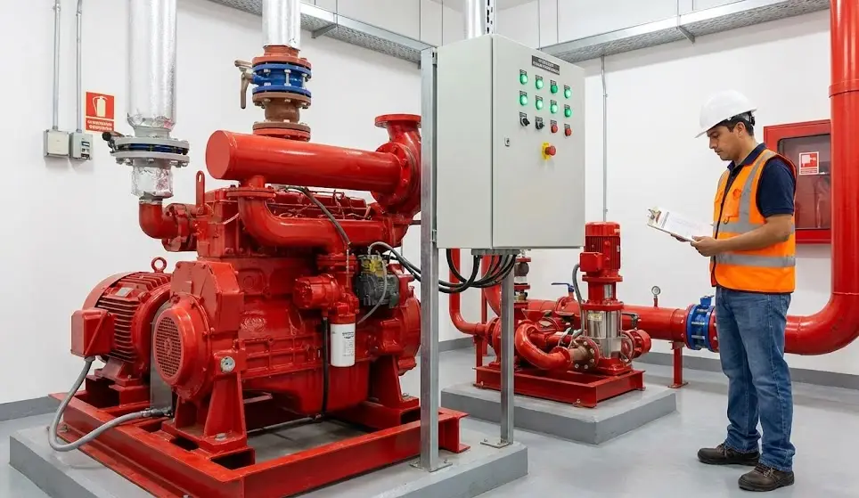 inspección INDECI sistema contra incendio