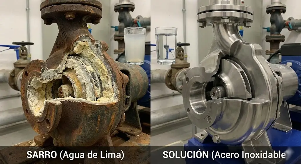 sarro agua Lima bombas
